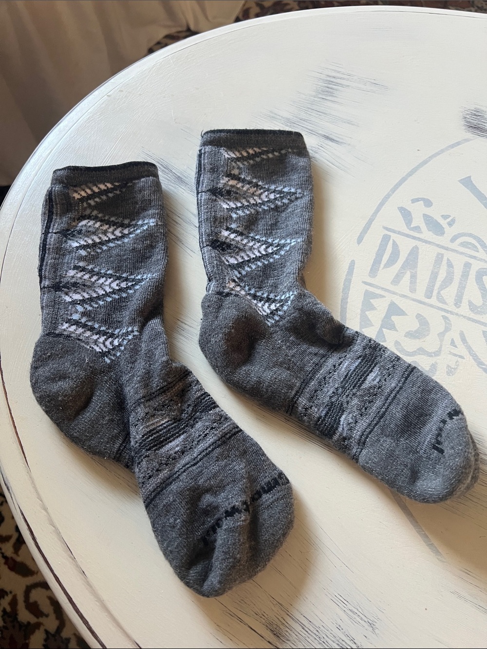 Smartwool Women's Gray Patterned Socks